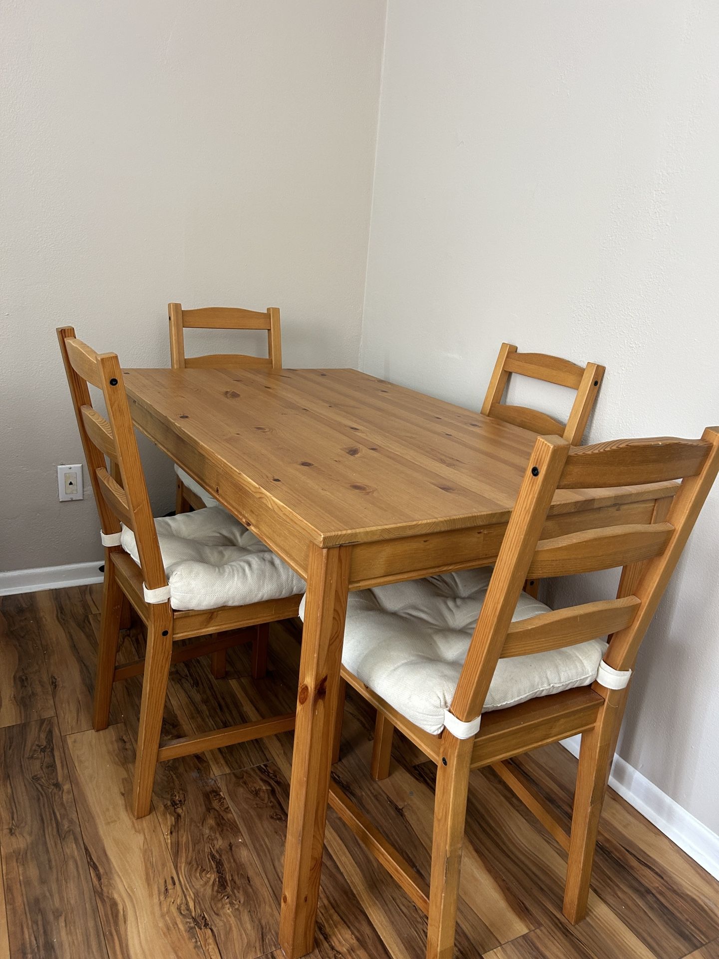 IKEA Dining Set Table 4 Chairs HÄGERNÄS