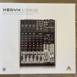 Xenyx X1204USB Behringer 12 Input Mixer NEVER OPENED