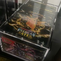 Paldean Fates display case with acrylic 