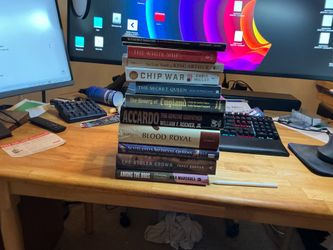 12 BOOKS FOR SALE
