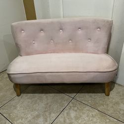 Kid 2 Seat Sofa PINK 36” W By 23” H By 18.5” D… $55