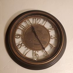 Brand New Bronzed Antique Wall Clock