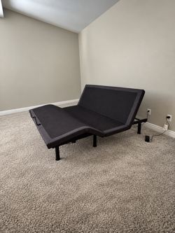 Black Adjustable Bed Base King Size