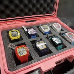 NEW 8 PACK UNRELEASED MONACO EXCLUSIVE INVICTA WATCH SET #8