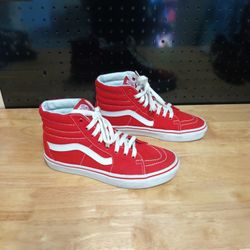 Vans High Top Red, Size W8