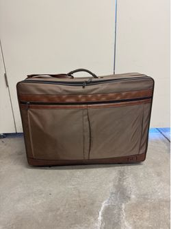 Travel Luggage - Medium Size- Brown