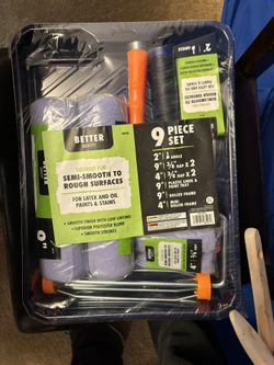 MATCO 9 Piece Painters Tool Kit + 2 Brushes
