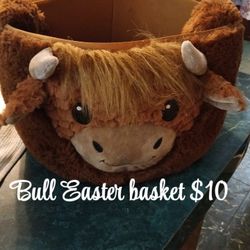 Bull Easter Basket 