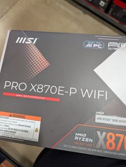 MSI X870E-P PRO WIFI AMD AM5 ATX Motherboard