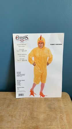 HALLOWEEN CHICKEN ADULT SIZE MEDIUM COSTUME