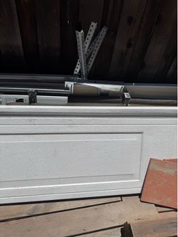 Double garage. 17x7 fits tall