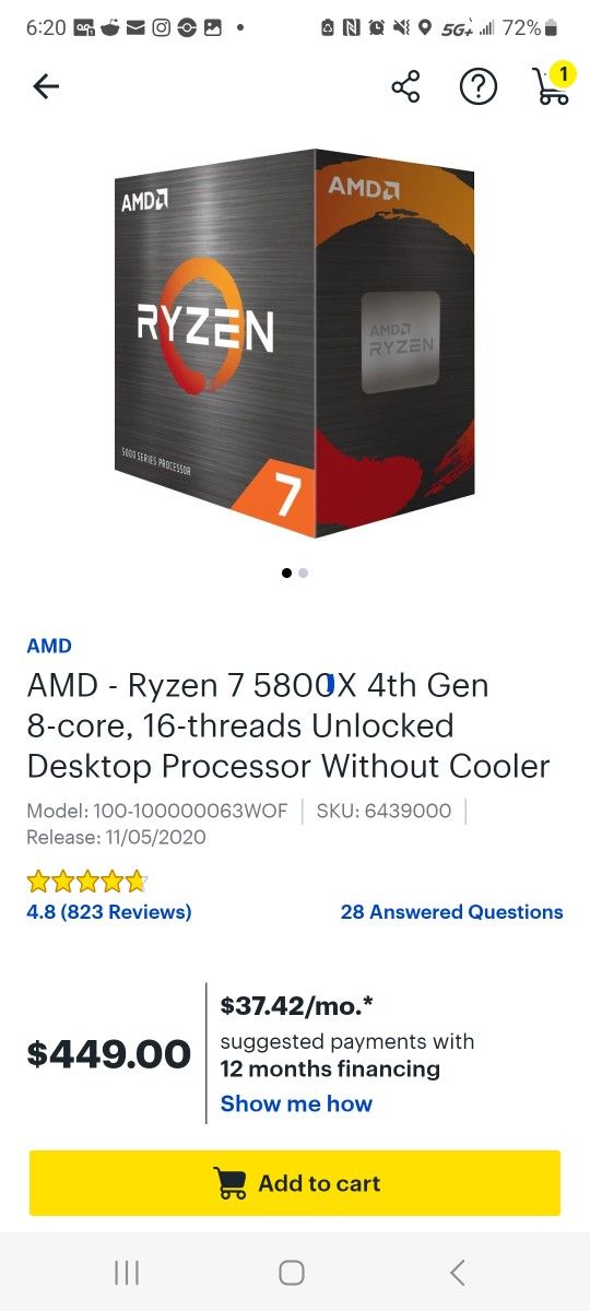 5800x