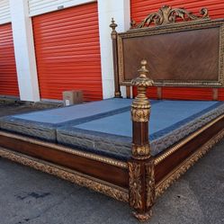 King Size Bedroom Frame With Boxspring 