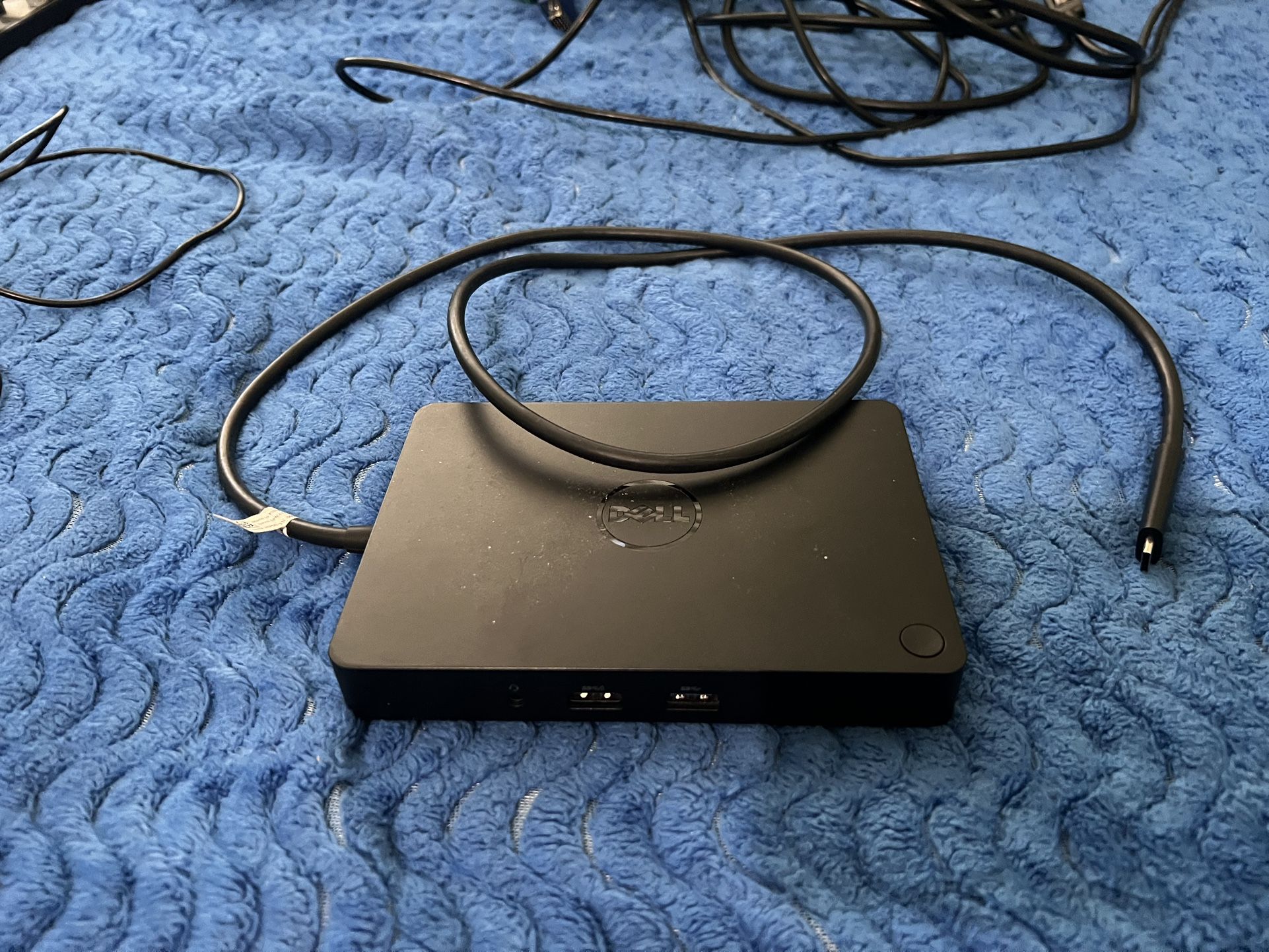 Dell WD15 Monitor Dock 4K with 180W Adapter, USB-C, (450-AEUO, 7FJ4J, 4W2HW),Black,Dual Display