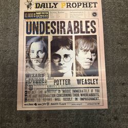 3D Harry Potter Poster