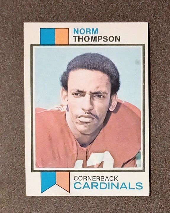 1973 Topps Norm Thompson St Louis Cardinals #72 Football Card Vintage NFL