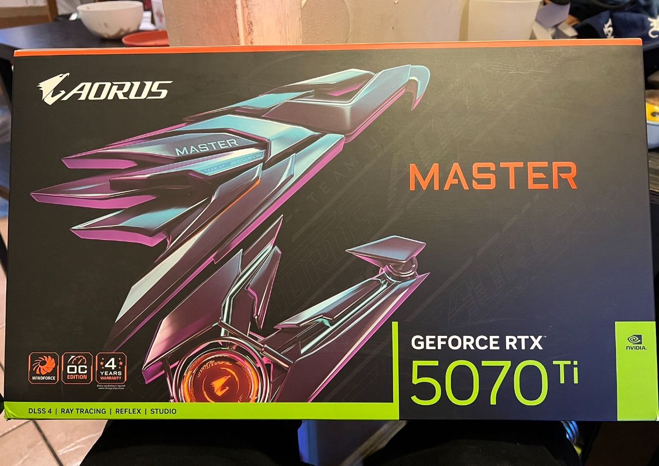 NVIDIA GEFORCE RTX 5070 Ti AORUS MASTER EDITION