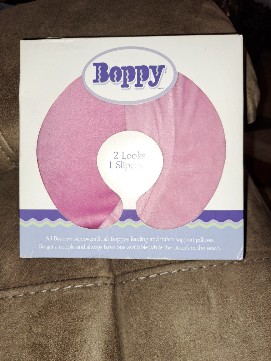 Pink Boppy Pillow Covers