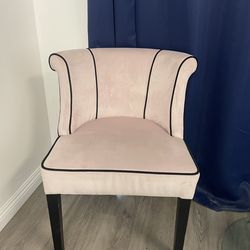 Pink Suede chairs