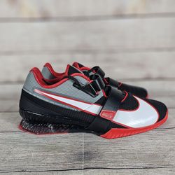 Nike Romaleos 4 Gym Weightlifting Shoes Mens Black Red Bred CD3463-003 Size 15