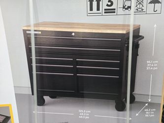 Perma Steel 48" 8 Drawer Mobile Workbench