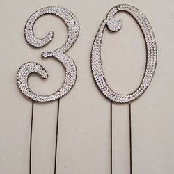 "30" Cake Topper