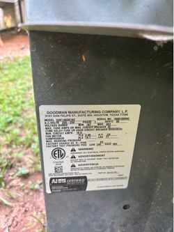 Goodman Hvac Unit