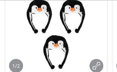 Penguin snow hats