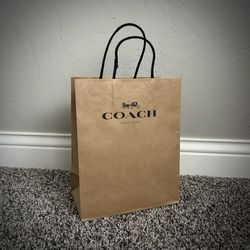 COACH Paper Shopping Bag | Tiny Flaws | GUC | PorchPU Appleton near Richmond & Packard