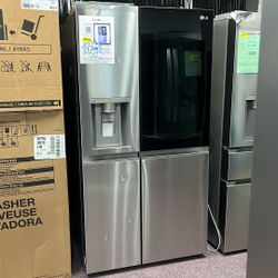 Refrigerator Side By Side 36” Stainless Steel New Open Box 