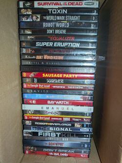 Assorted DVD And Blu-ray Discs