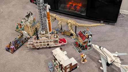 Huge Adult-Owned LEGO Lot (9 Built Sets: Notre Dame, Home Alone, NASA & More)