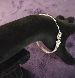 8 1/2" Mesh Sterling Silver Bracelet