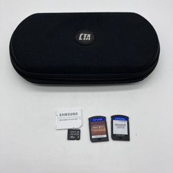 Ps vita games and case