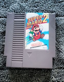Super Mario Bros 2 NES Nintendo Entertainment System Authentic Game Cart Tested