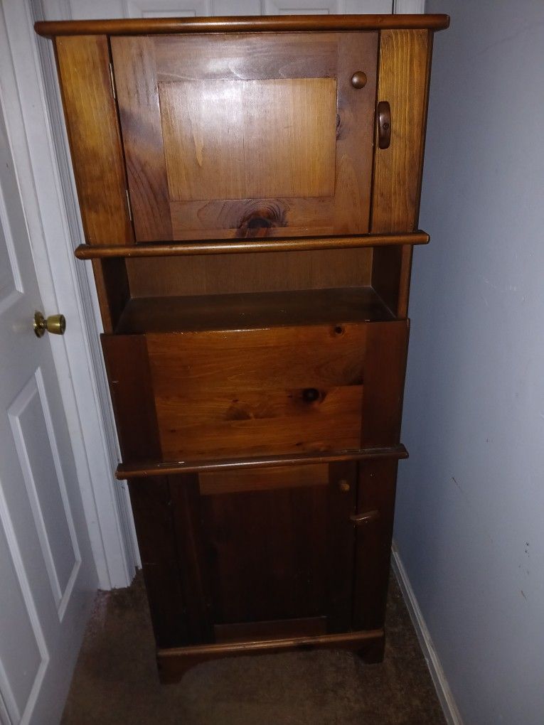 Vintage Campaign Style Bookcase 