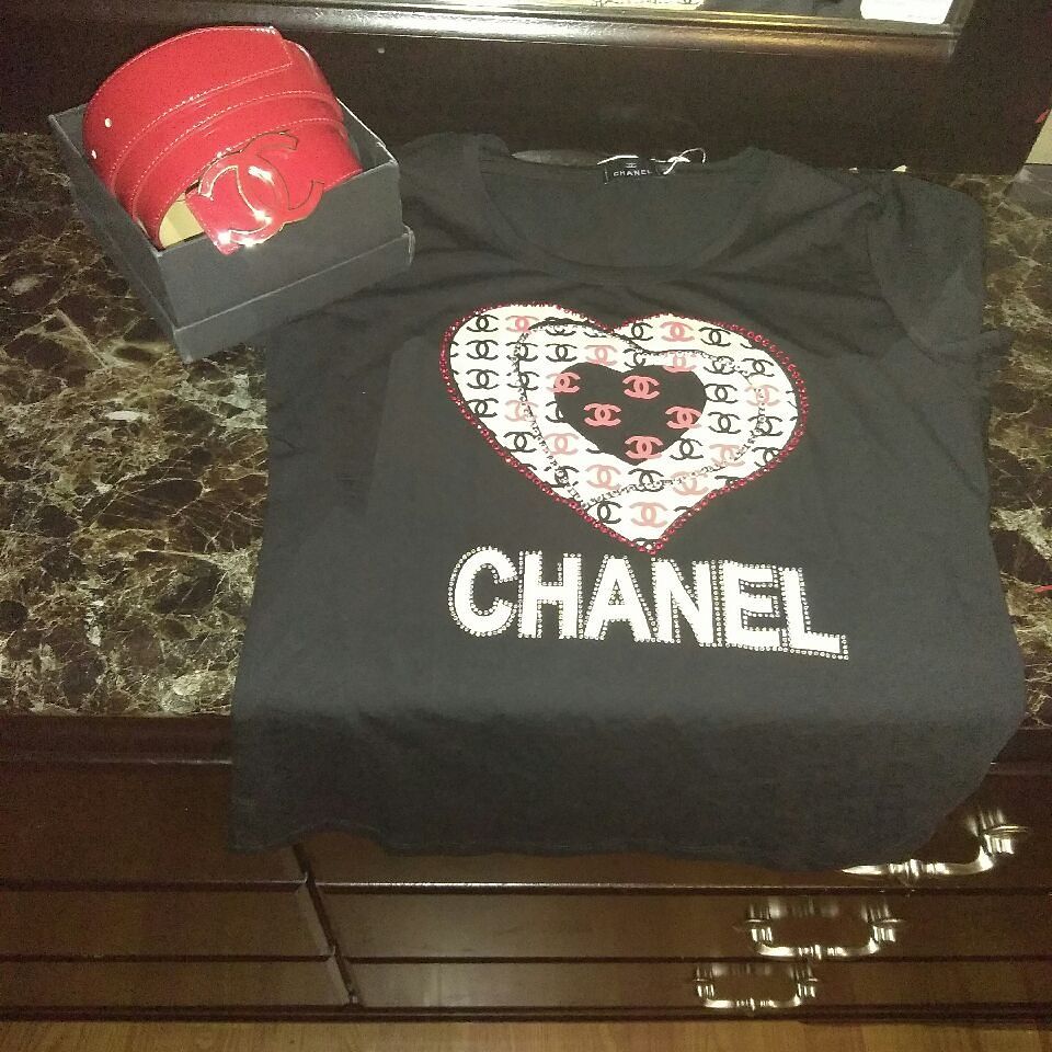Chanel belt and shirt large