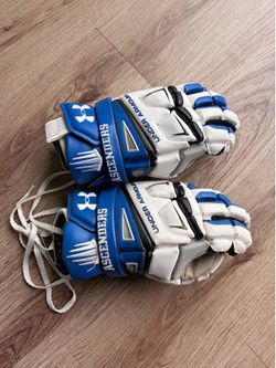 Under Armour Commander Pro XL Lacrosse Gloves 2 Left Hands Good Condition