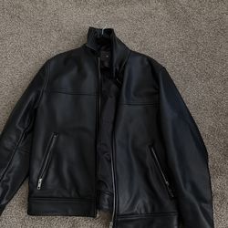Leather Jacket Size L