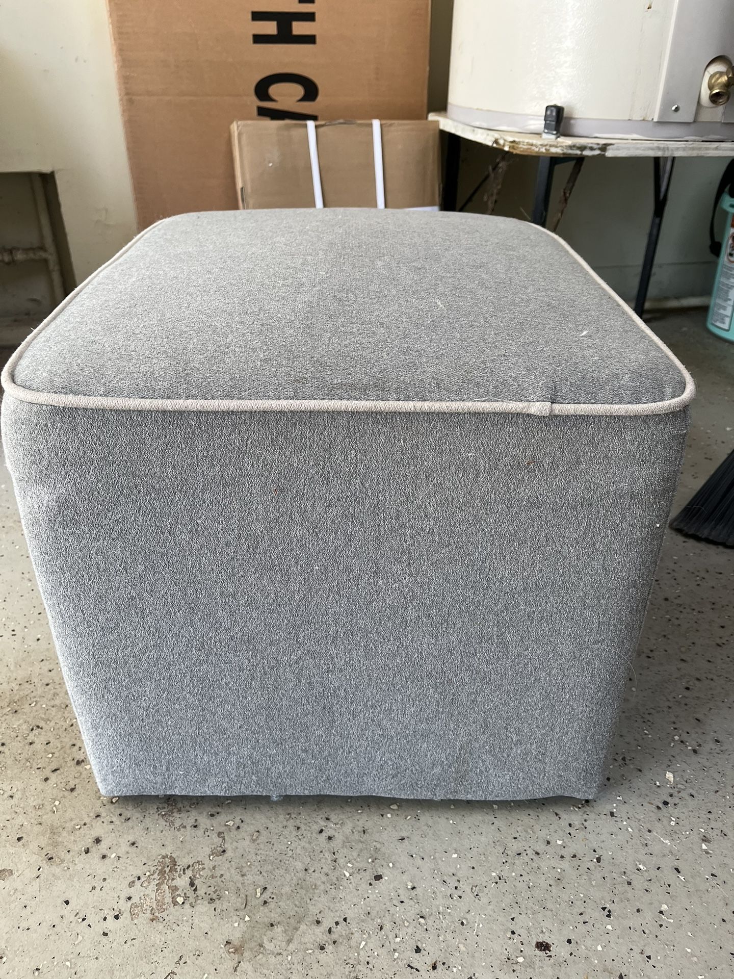 Grey Ottoman/ Footrest