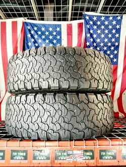 ✅ LT265/65R17 BF GOODRICH K02 ALL TERRAIN 265 65 17  USED TIRES SET 