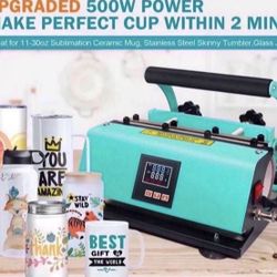  Tumbler Mug Heat Press Machine for 20 OZ 30 oz Sublimation Blanks Tumbler Cups & 11 OZ 15 OZ Sublimation Mugs with Adjustable Attachment Free Heat Re