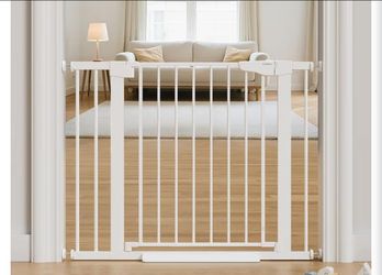 Cumbor baby/pet safety gate for stairs and doorways.