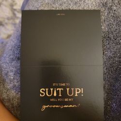 Mens Groom Invitation Cards