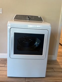 GE Profile Front-Load Dryer White