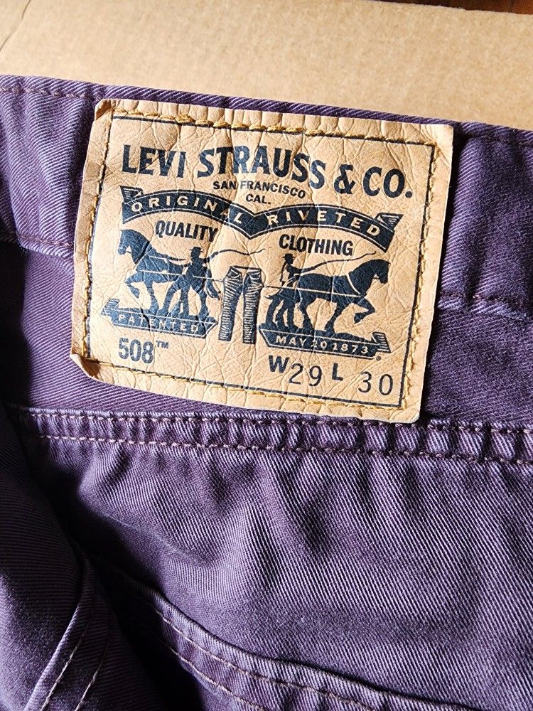 Levi's Jeans Burgundy 29×32