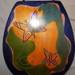 Hand Painted Toilet Seat