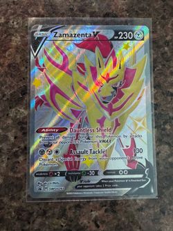 Zamazenta V Pokemon card