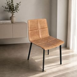 Blu Dot "Between Us" Premium Aniline Leather Chair - Cleaned