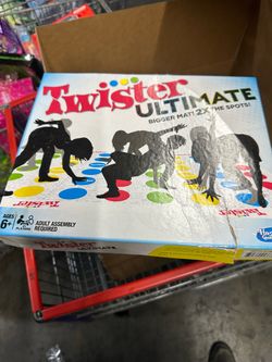 Hasbro Gaming Twister Ultimate: Bigger Mat, More Colored Spots, Family, Kids Party Game Age 6+; Compatible with Alexa (Amazon Exclusive)